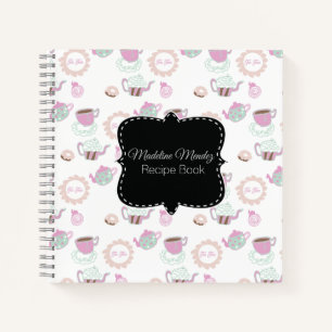 Libro de Recetas de Postres Doodles Baker Tea Time