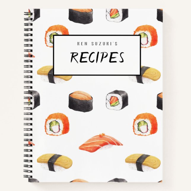 Libro de recetas de sushi (Anverso)