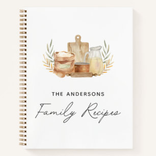 Libro de Recetas de Utensilios de Cocina Al Acuare