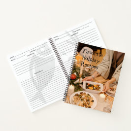 Libro de recetas de vacaciones personalizadas