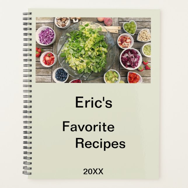Libro de recetas del planificador de citas persona (Anverso)