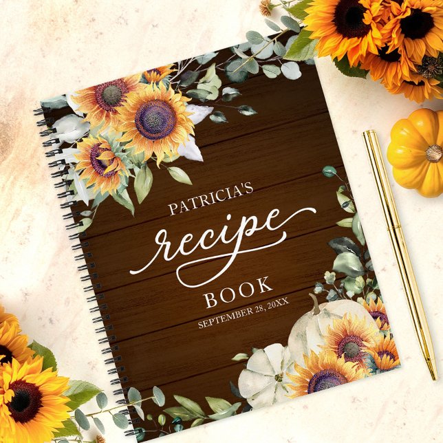 Libro de Recetas Despedida de Soltera Girasoles Ve (Subido por el creador)
