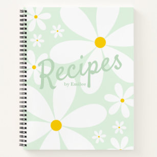 Diario de recetas, libro de recetas en blanco diario de recetas