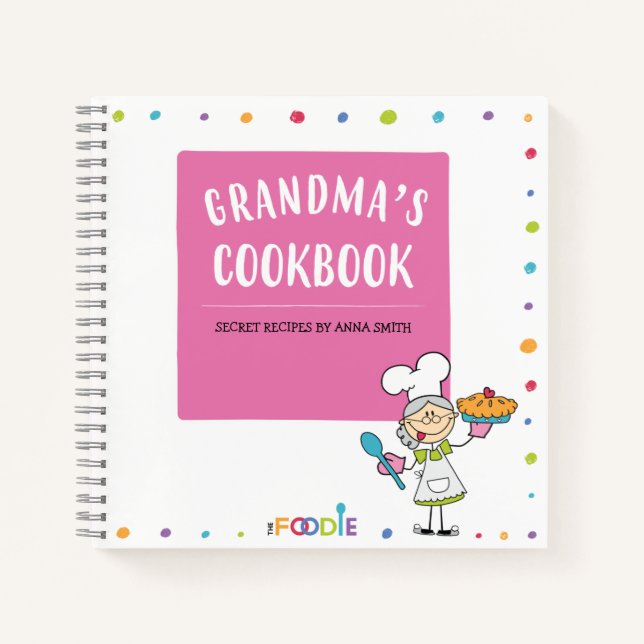  Libro de recetas en blanco personalizado de GRAND (Anverso)