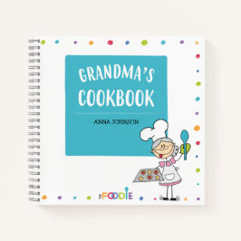  Libro de recetas en blanco personalizado de GRAND