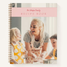 Libro de Recetas Familiares con Fotos Personalizad