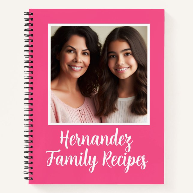 Libro de recetas familiares de personalizado (Anverso)