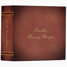 Libro de Recetas Familiares Faux Leather Book Sply