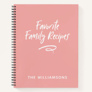 Libro de Recetas Familiares Libro de Cocina 