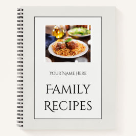 Libro de recetas familiares para cada cocina