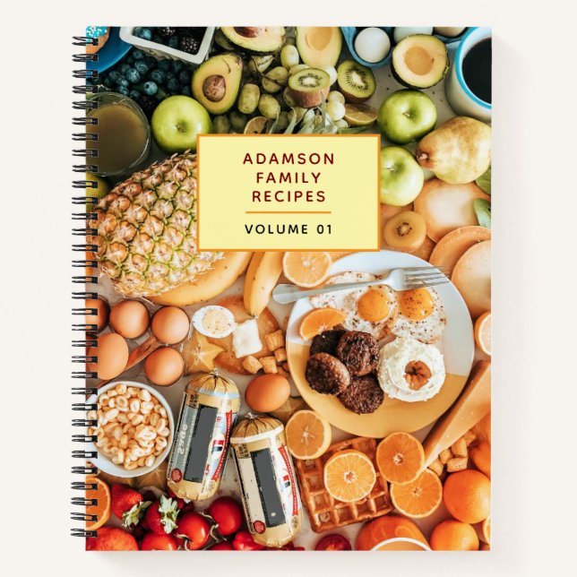 Libro de Recetas Familiares Personalizadas. | Coci (Anverso)