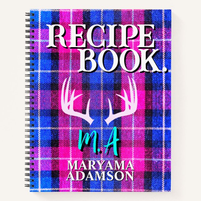 Libro de Recetas Familiares Personalizadas. | Rúst (Anverso)