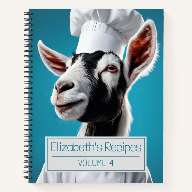 Libro de recetas para cabras de chef (Anverso)