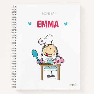Libro de recetas para niños personalizado
