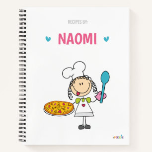 Libro de recetas para niños personalizado
