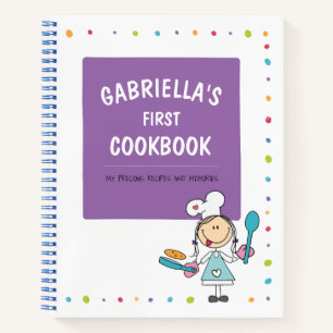 Libro de recetas para niños personalizado