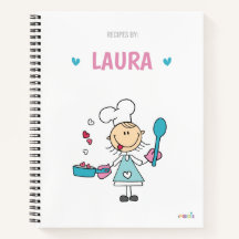 Libro de recetas para niños personalizado