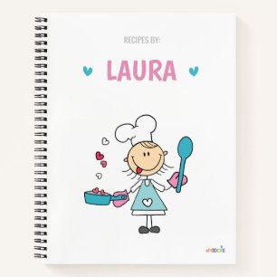 Libro de recetas para niños personalizado