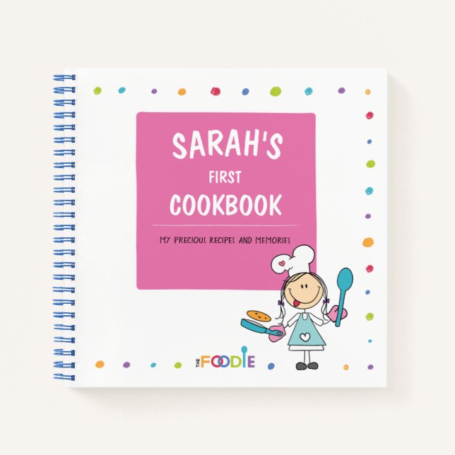 Libro de recetas para niños personalizado (Anverso)