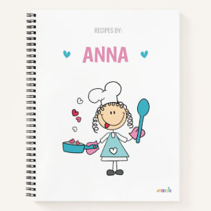Libro de recetas para niños personalizado