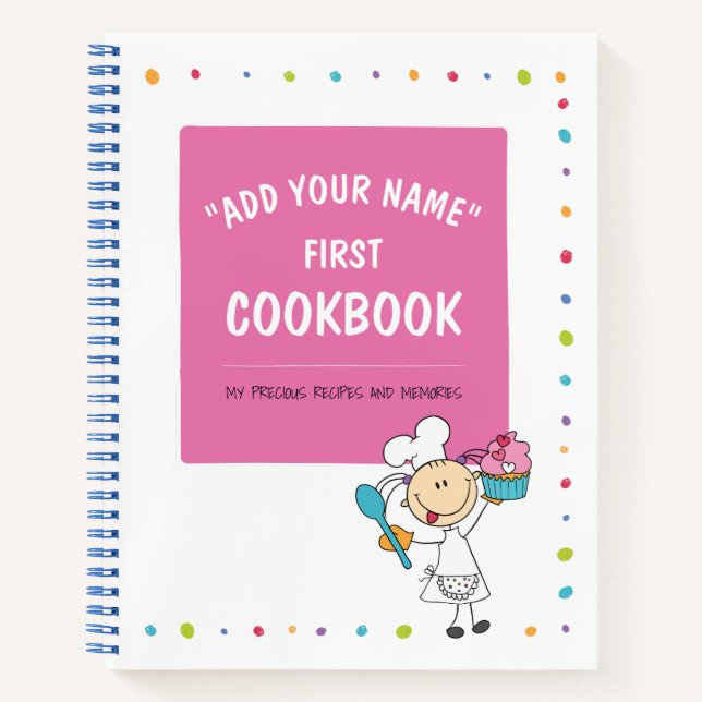 Libro de recetas para niños personalizado (Anverso)