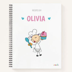 Libro de recetas para niños personalizado