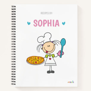 Libro de recetas para niños personalizado