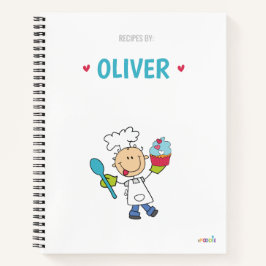 Libro de recetas para niños personalizado