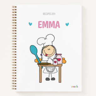 Libro de recetas para niños personalizado