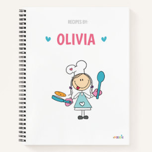 Libro de recetas para niños personalizado