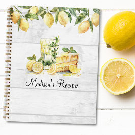 Libro de Recetas Personalizadas Limón de Verano Am