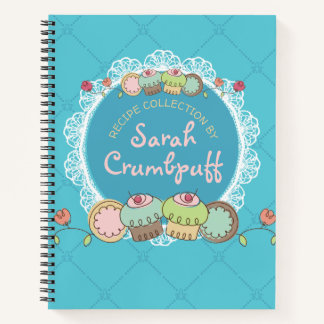 Libro de recetas personalizado de la galleta de qu