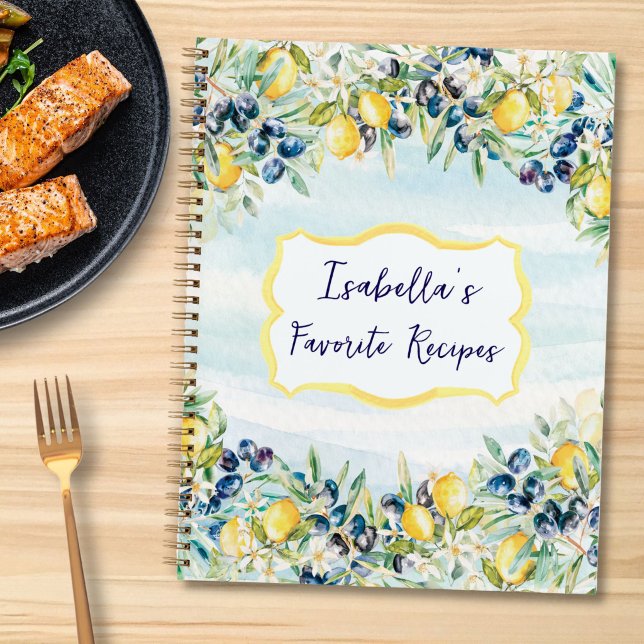 Libro de Recetas Personalizado de Limones y Aceitu (Subido por el creador)