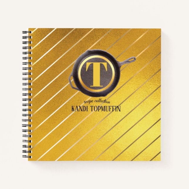 Libro de recetas personalizado de pan de hierro fu (Anverso)