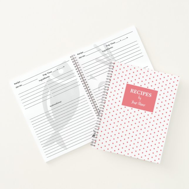 Libro de recetas personalizado de Punto de Polka R (Interior)
