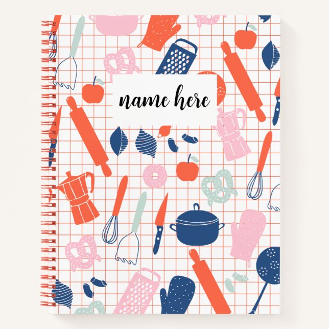 Libro de recetas personalizado para niños (Anverso)