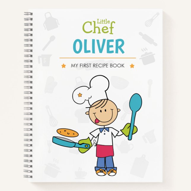 Libro de Recetas Personalizado para Niños (Anverso)