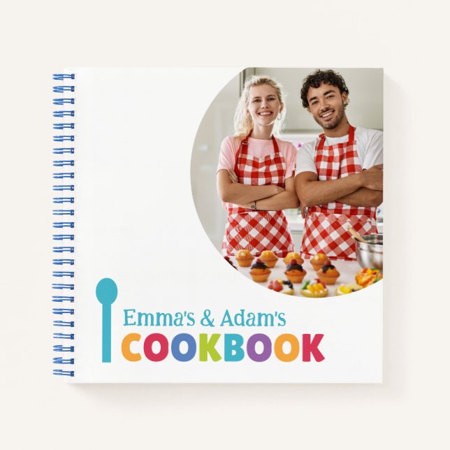 Libro de recetas personalizado (su foto) (Anverso)