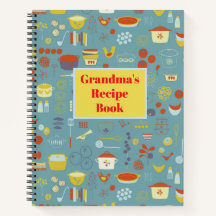Libro de recetas retro de personalizable