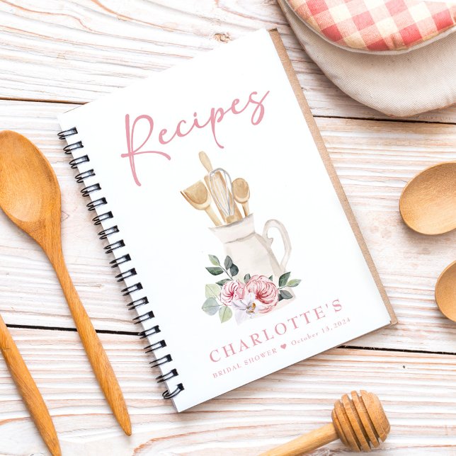 Libro de Recetas Rosa Personalizado de Cocina (Subido por el creador)