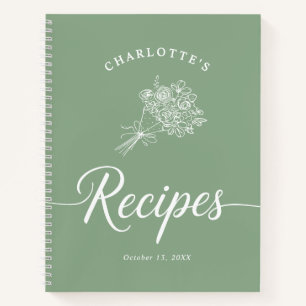 Libro de Recetas Simple Moderno