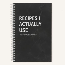 Libro de Recetas Snarky | Cuaderno de Cocina