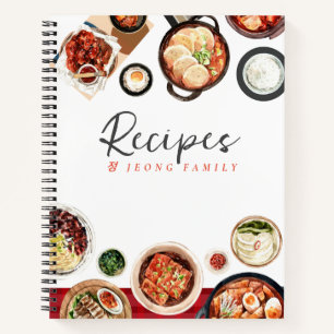 Libro de recetas sobre temas coreanos
