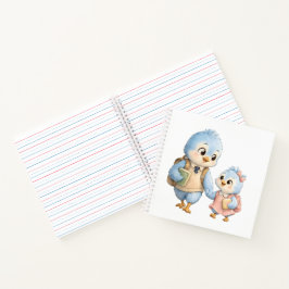 Libro de recuerdos de hermanos pájaros lindos