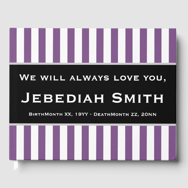 Libro de Recuerdos Elegante y Básico (Anverso)