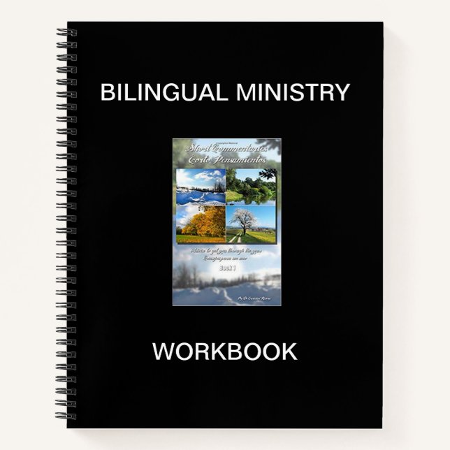 LIBRO DE TRABAJO DEL MINISTERIO BILINGÜE (Anverso)