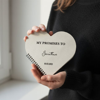 Libro de Vacas Personalizado en Forma de Corazón|