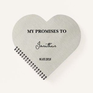 Libro de Vacas Personalizado en Forma de Corazón  