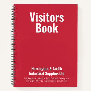 Libro de visitantes para empresas