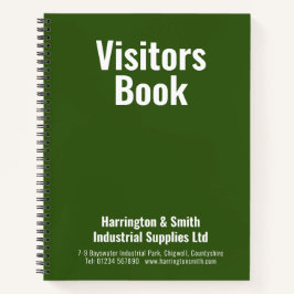 Libro de visitantes para empresas